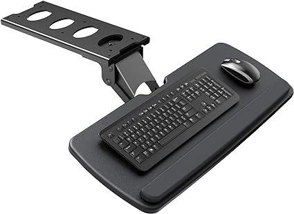 360 Adjustable Ergonomic Sliding Keyboard & Mouse Tray - Goods Galore Overstock LLC
