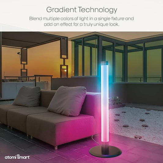 Illuminate Your Outdoor Space with Atomi Smart WiFi LED Outdoor Floor Lamp