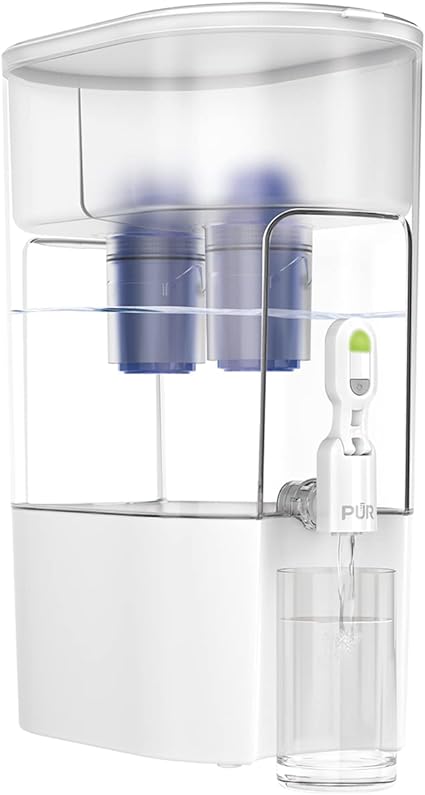 PUR XL 44-Cup Water Filter Dispenser with 2 Genuine PUR Filters