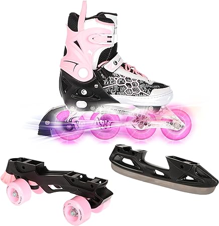 Lionix Pro ECLECTIC,Convertible Frames 3 in 1 skate size (m 5-7)