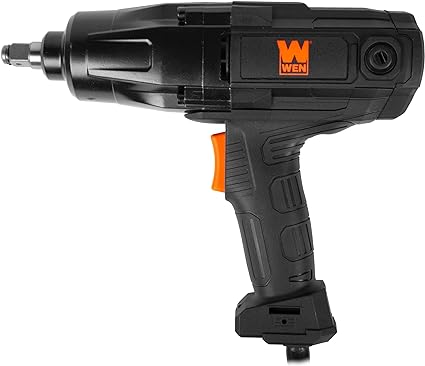 WEN Two-Direction Corded Impact Wrench, 7.5-Amp with 1/2-Inch Hog Ring Anvil