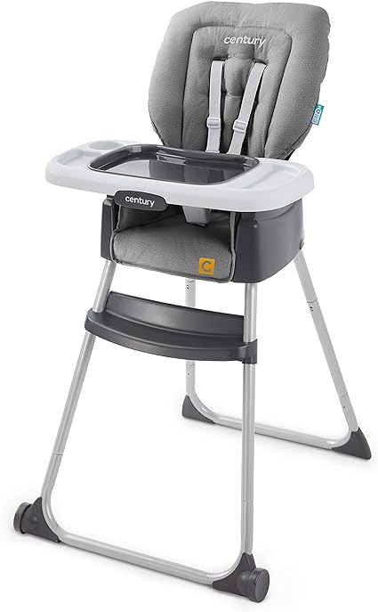 Century Dine On 4-in-1 High Chair, Grows with Child with 4 Modes, Metro