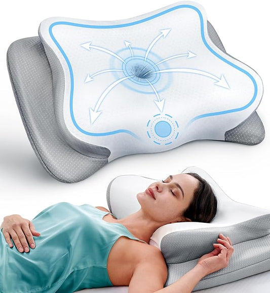Beauty Sleeping Cooling Pillow for Side Back Stomach Sleeper