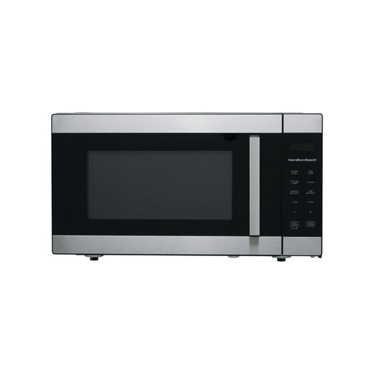 Hamilton Beach 1.6 Cu ft Sensor Cook Countertop Microwave Oven in Stainless Steel