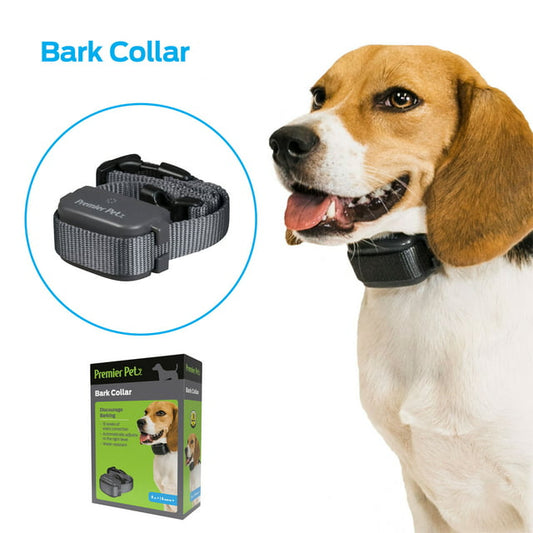Premier Pet Bark Collar: Discourages Barking for All Size Dogs