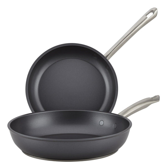 Anolon Accolade Forged Hard-Anodized Nonstick Frying Pan Set, 2-Piece - Goods Galore Overstock