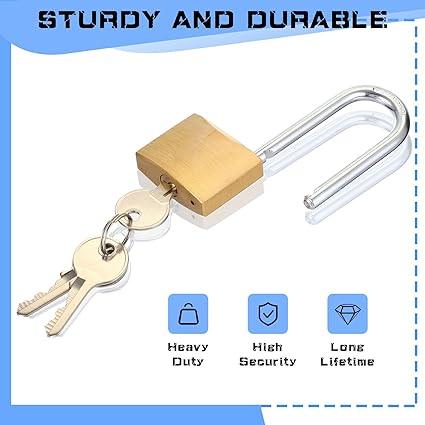 ﻿Blulu 24 Pack Keyed Alike Padlocks Solid Brass - Goods Galore Overstock