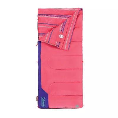 Coleman Kids' 50 Degree Sleeping Bag - Pink - Goods Galore Overstock LLC