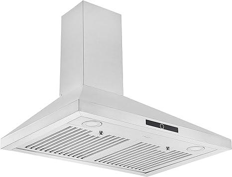 Ancona AN-1542 30" 600 CFM Convertible Wall Mount Pyramid Range Hood in Stainless Steel - Goods Galore Overstock LLC