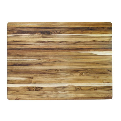 TeakHaus Edge Grain Carving Board w/Hand Grip (Rectangle) | 24" x 18" x 1.5"