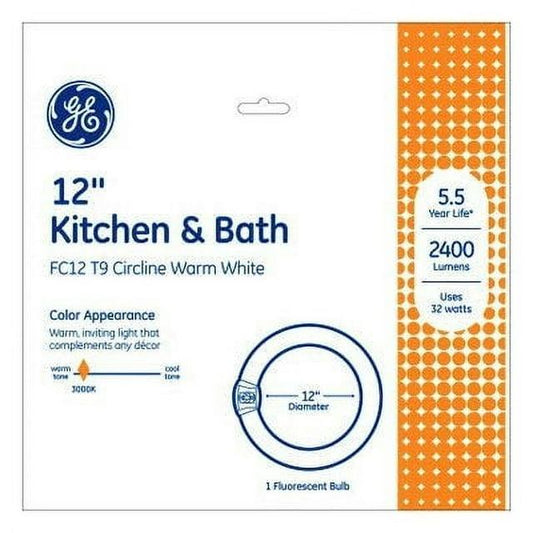 GE 32-Watt Circline Kitchen/Bath Appliance Fluorescent Light Bulb 1 Pack - Goods Galore Overstock