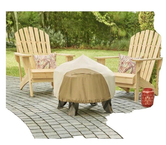 30 in. Round Outdoor Patio Fire Pit Cover