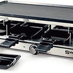 Swissmar Geneva Raclette with Reversible Cast Aluminum Grill Top, 8 Person - Goods Galore Overstock