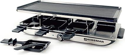 Swissmar Geneva Raclette with Reversible Cast Aluminum Grill Top, 8 Person - Goods Galore Overstock
