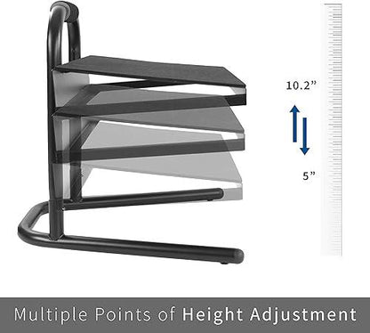 VIVO Black Ergonomic Height Adjustable Standing Foot Rest - Goods Galore Overstock