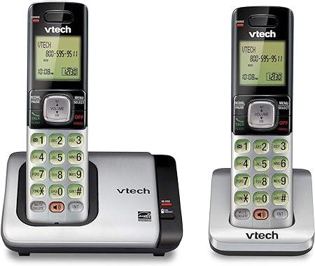 VTech 2-Handset Expandable Cordless Phone with Caller ID/Call Waiting - Goods Galore Overstock